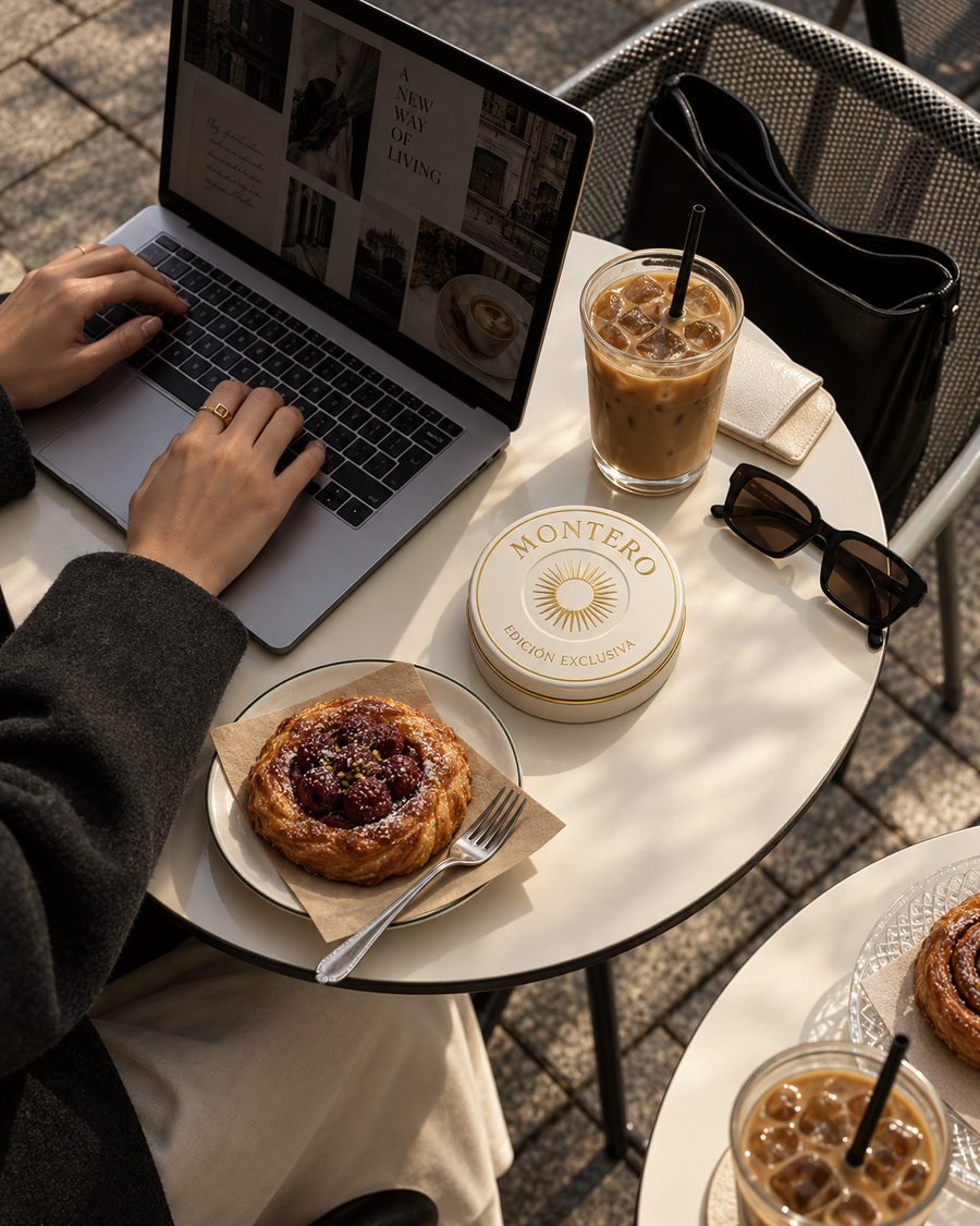 Café y pendientes